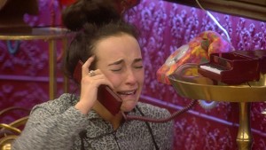Celebrity Big Brother 2016 - Stephanie Davis breaks down in tears as she speaks to her dad
