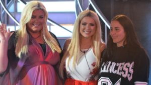 Big Brother 2017 - celebrity guests Gemma Collins, Nicola McLean and Marnie Simpson leave the house in live show