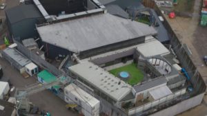 Aerial view of the Celebrity Big Brother 2018 house