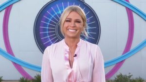 Big Brother Australia host Sonia Kruger outside the brand new house in Sydney