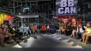 Big Brother Canada 8 houseguests gather in the living room