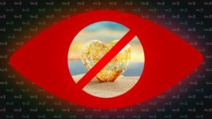 ITV2 Big Brother eye with blocked Love Island logo