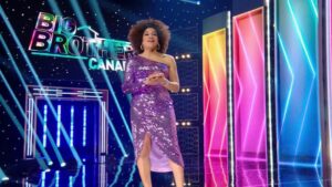 Arisa Cox on the set of Big Brother Canada 10