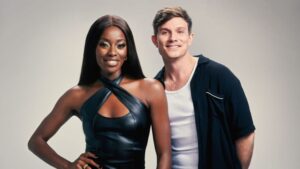 ITV2 Big Brother UK presenters AJ Odudu and Will Best