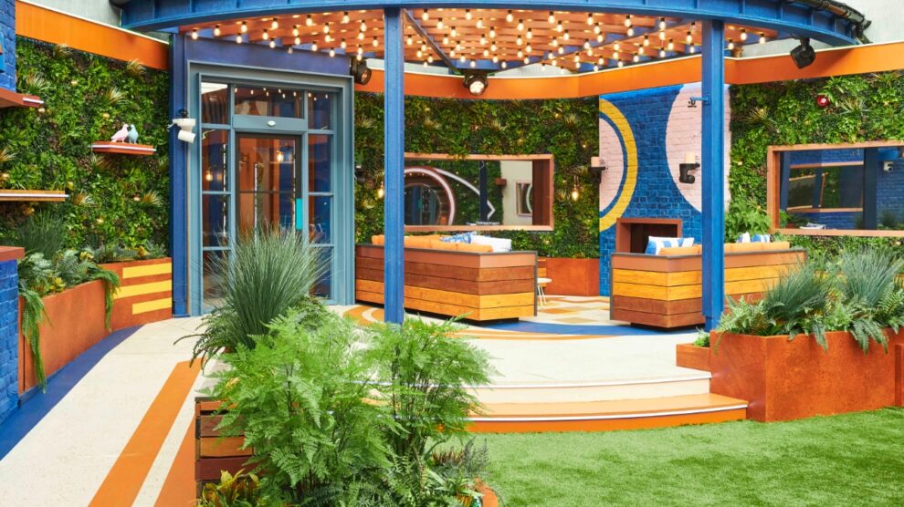 Big Brother UK 2023 house - garden